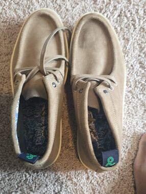 Paisley & Gray Men's Suede Boat Shoes in Light Brown